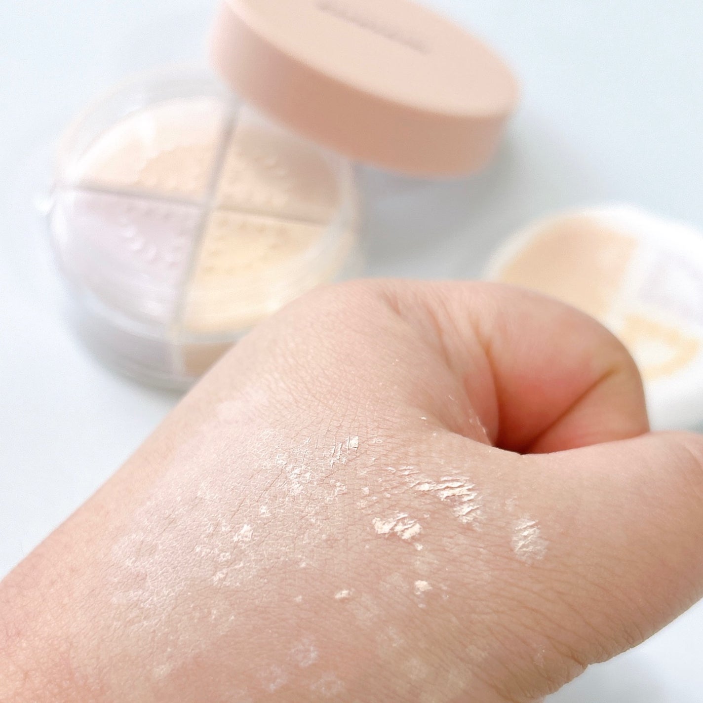 4カラーフェイスパウダー/Kirei&co./ルースパウダーを使ったクチコミ(3枚目)