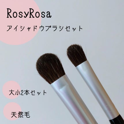 アイシャドウブラシセット/ロージーローザ/メイクブラシを使ったクチコミ(1枚目)