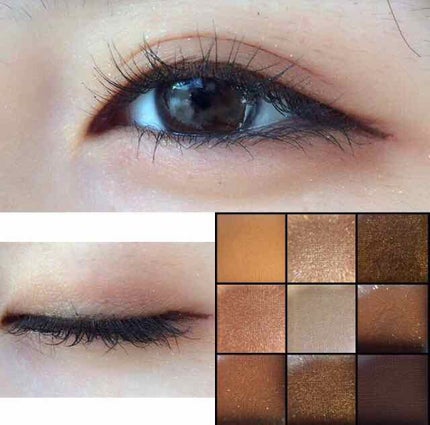 UR GLAM BLOOMING EYE COLOR PALETTE/U R GLAM/アイシャドウパレットを使ったクチコミ(3枚目)