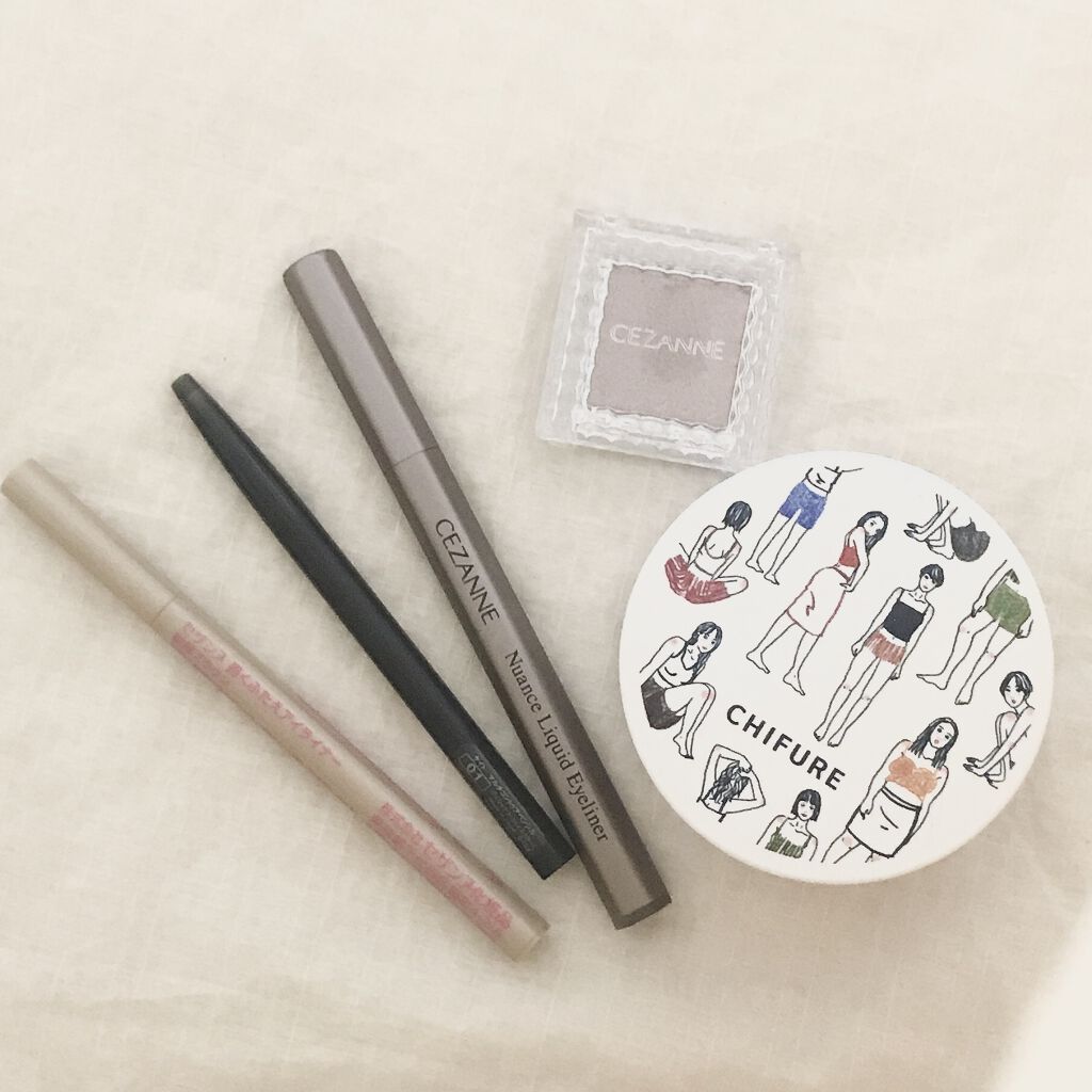 描くふたえアイライナー/CEZANNE/リキッドアイライナーを使ったクチコミ（1枚目）