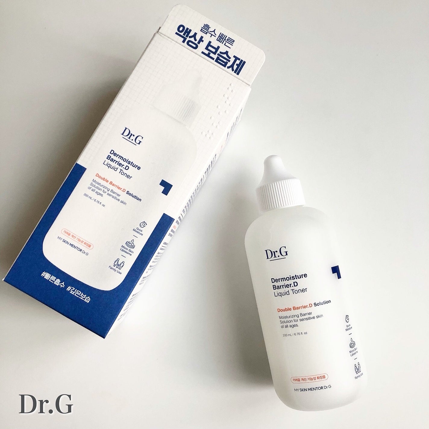 ザモイスチャーバリアDリキッドトナー/Dr.G/化粧水を使ったクチコミ(1枚目)