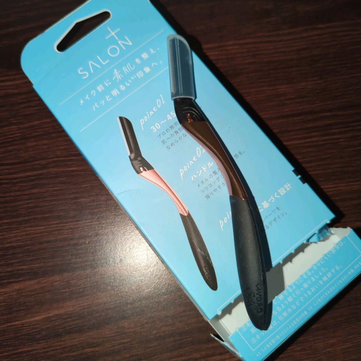 サロンプラス トーンアップ フェイススムーサー ホルダー(刃付き)/サロンプラス/シェーバーを使ったクチコミ(3枚目)