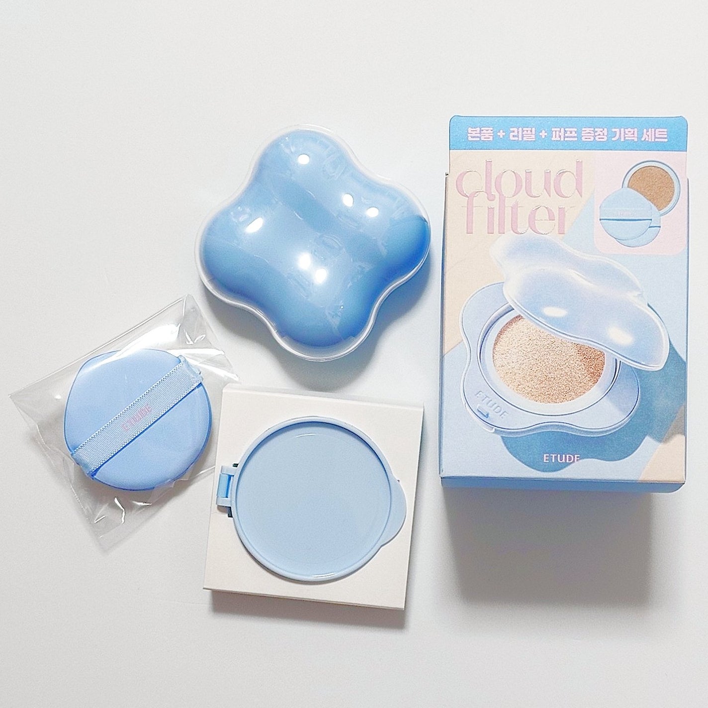 クラウドフィルタークッション/ETUDE/クッションファンデーションを使ったクチコミ(1枚目)
