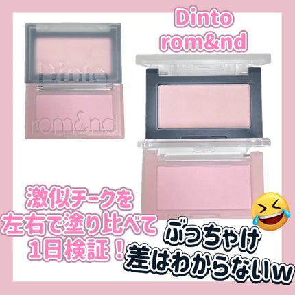 ブラーフィニシュブラッシャー/Dinto/パウダーチークを使ったクチコミ(2枚目)