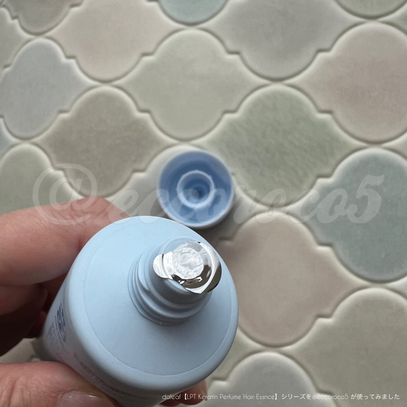LPT Keratin パフュームヘアエッセンス Blooming Rose/Daleaf/ヘアミルクを使ったクチコミ(2枚目)