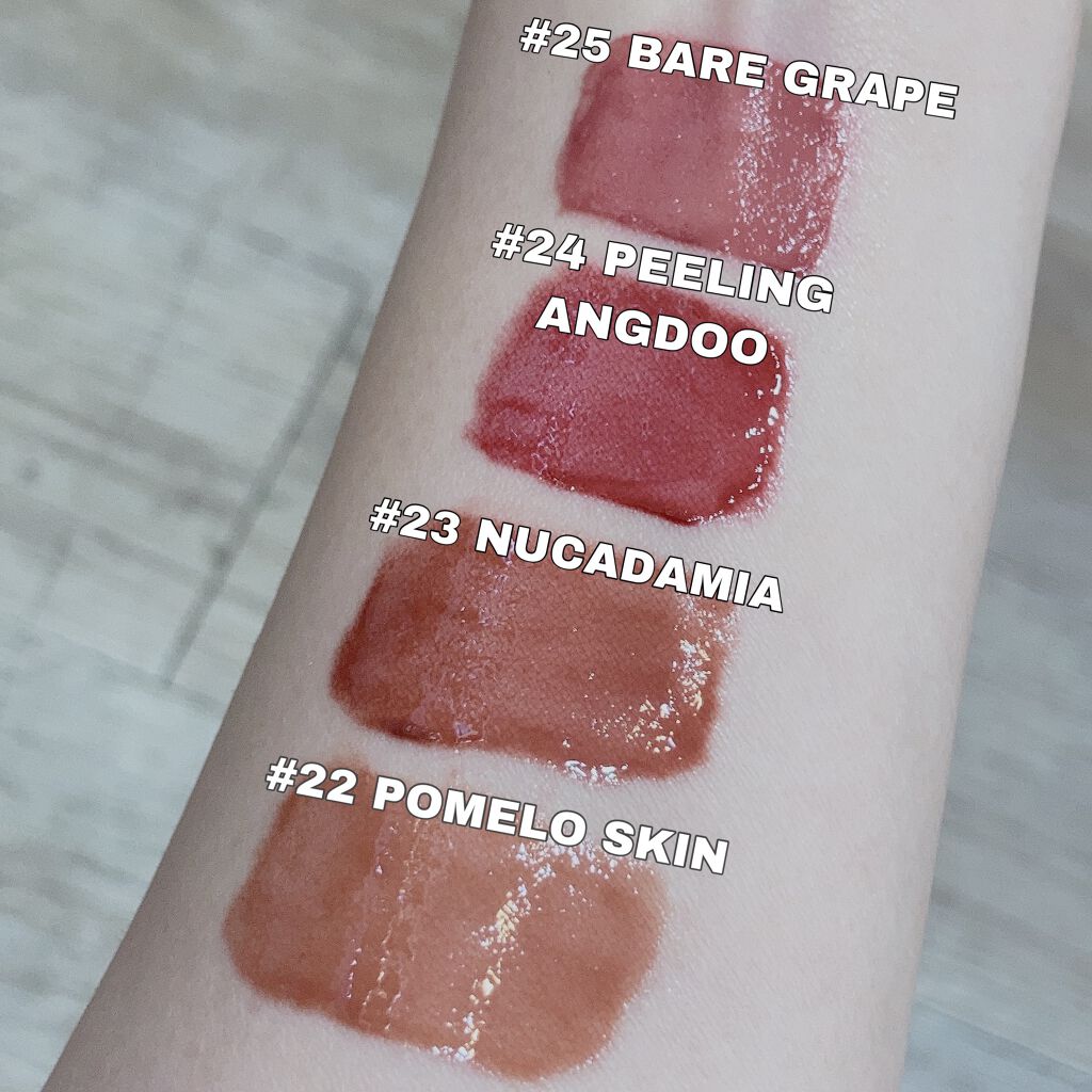 ジューシーラスティングティント/rom&nd/リップティントを使ったクチコミ（2枚目）