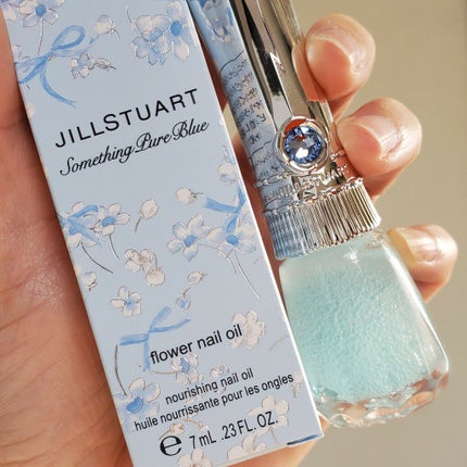 サムシングピュアブルー フラワーネイルオイル/JILL STUART/ネイルオイル・トリートメントを使ったクチコミ(2枚目)