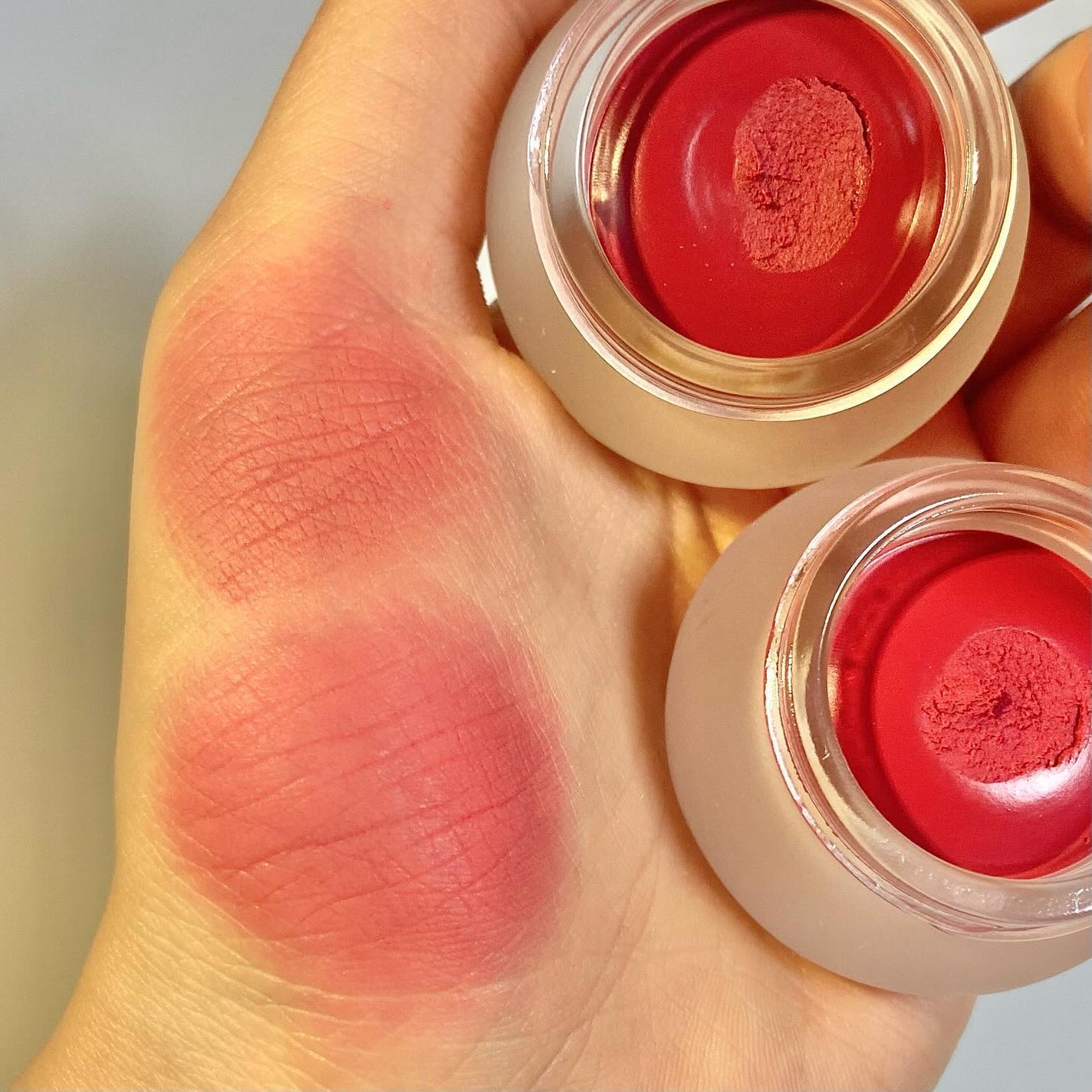 リップアンドチーク ブラーリープリンポット/fwee/口紅を使ったクチコミ(3枚目)