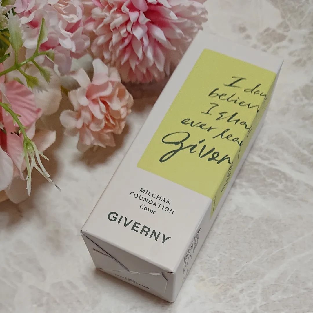 ジヴェルニー 密着カバーファンデーション 22C ロージーベージュ/GIVERNY/リキッドファンデーションを使ったクチコミ（2枚目）