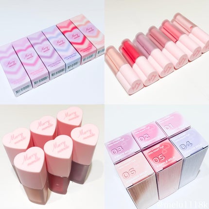 ミルクハートティントリップアンドチーク/Merrymonde/リップティントを使ったクチコミ(4枚目)