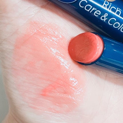 ニベア リッチケア&カラーリップ/ニベア/リップクリームを使ったクチコミ(3枚目)