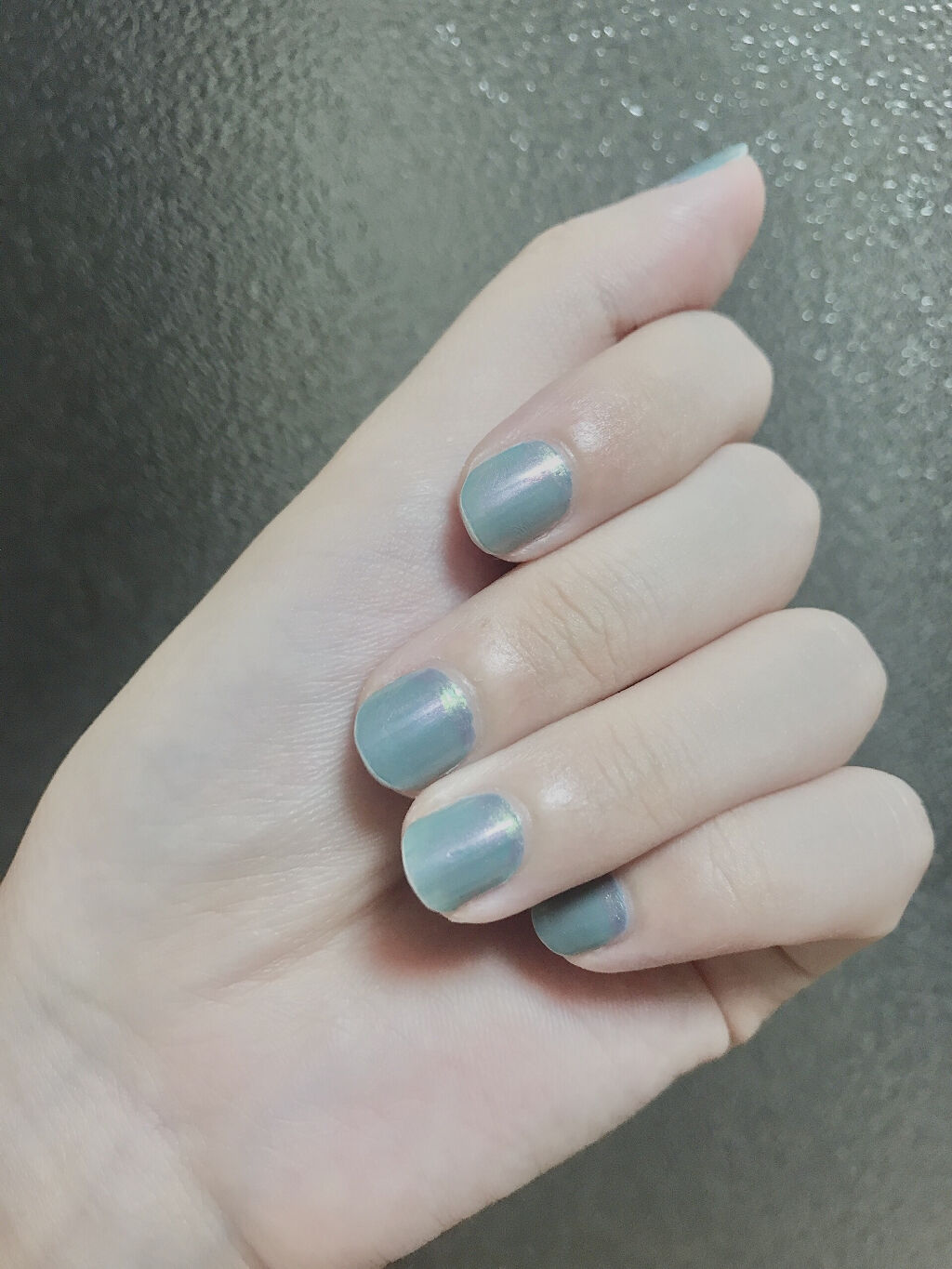 ルナソル ネイルポリッシュ EX11 Mosaic Blue（限定）/LUNASOL/マニキュアを使ったクチコミ（3枚目）