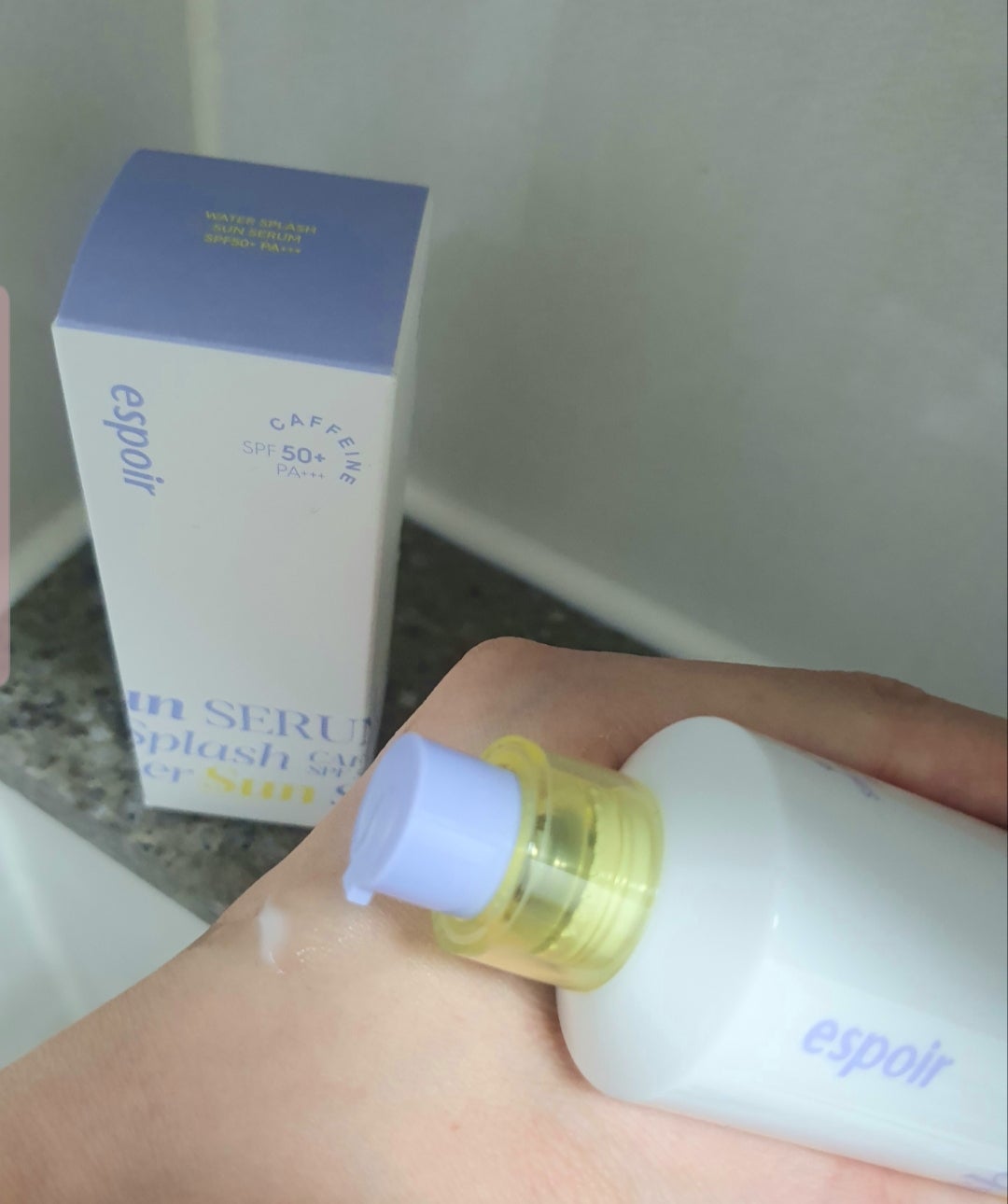 エスポア ウォータースプラッシュサンセラム/espoir/日焼け止めクリームを使ったクチコミ(2枚目)