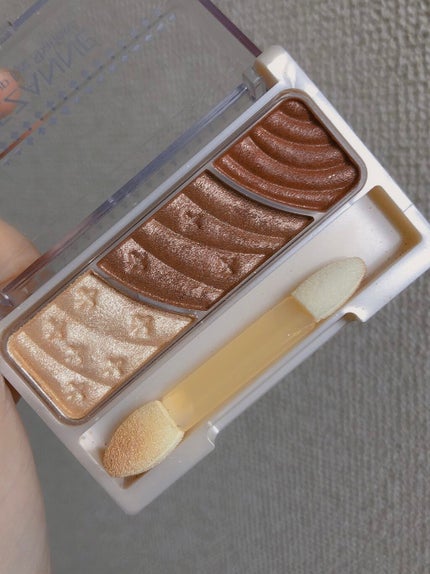 トーンアップアイシャドウ/CEZANNE/アイシャドウパレットを使ったクチコミ(2枚目)