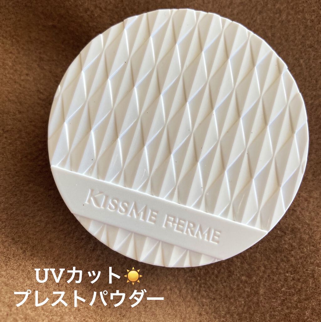 プレストパウダーUV  01 ルーセント/キスミー フェルム/プレストパウダーを使ったクチコミ（1枚目）