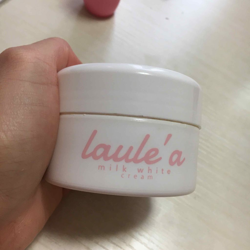 ミルクホワイトクリーム/Laule'a/フェイスクリームを使ったクチコミ（1枚目）