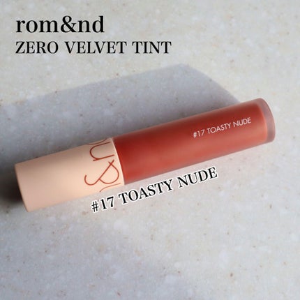 ゼロベルベットティント/rom&nd/リップティントを使ったクチコミ(2枚目)