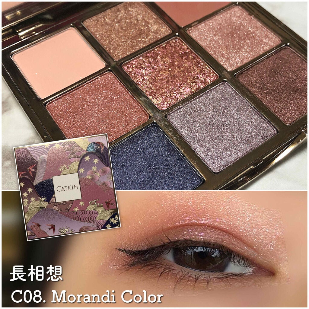 長相思シリーズ 9色アイシャドウパレット/CATKIN/アイシャドウパレットを使ったクチコミ(1枚目)