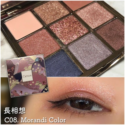 長相思シリーズ 9色アイシャドウパレット/CATKIN/アイシャドウパレットを使ったクチコミ(1枚目)