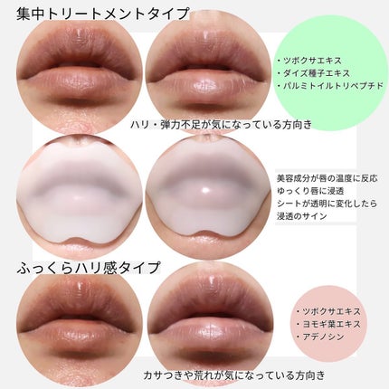 リップパック ふっくらハリ感タイプ<ハーバルハニーの香り>/CHOOSY/リップマスクを使ったクチコミ(2枚目)