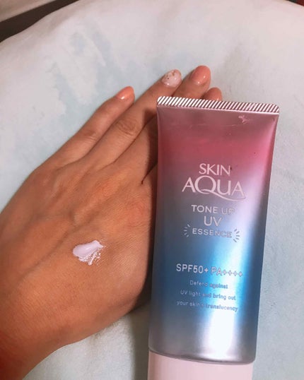スキンアクア トーンアップUVエッセンス/スキンアクア/日焼け止めクリームを使ったクチコミ(1枚目)