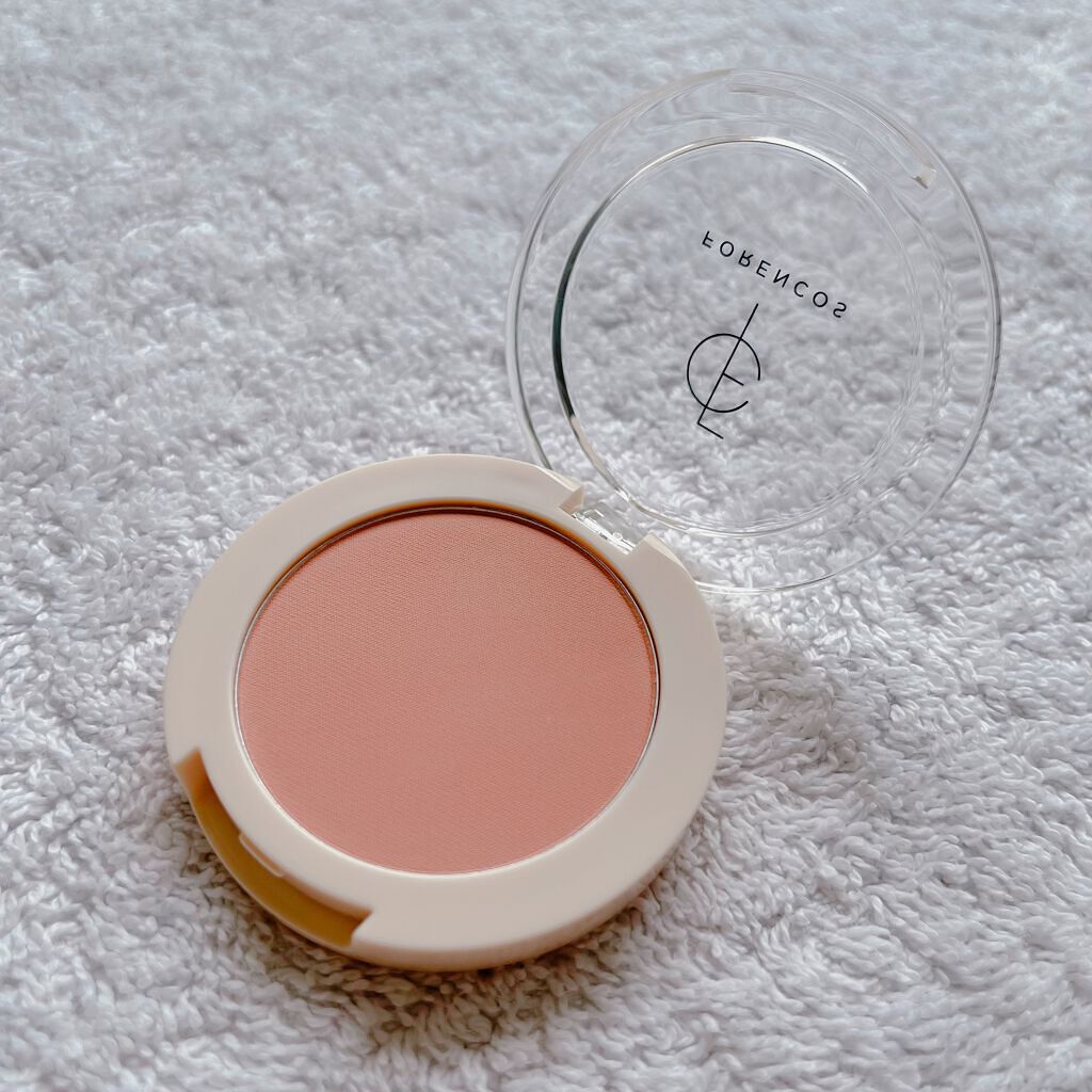 ベアブラッシャー パフ付き/フォレンコス/パウダーチークを使ったクチコミ(3枚目)