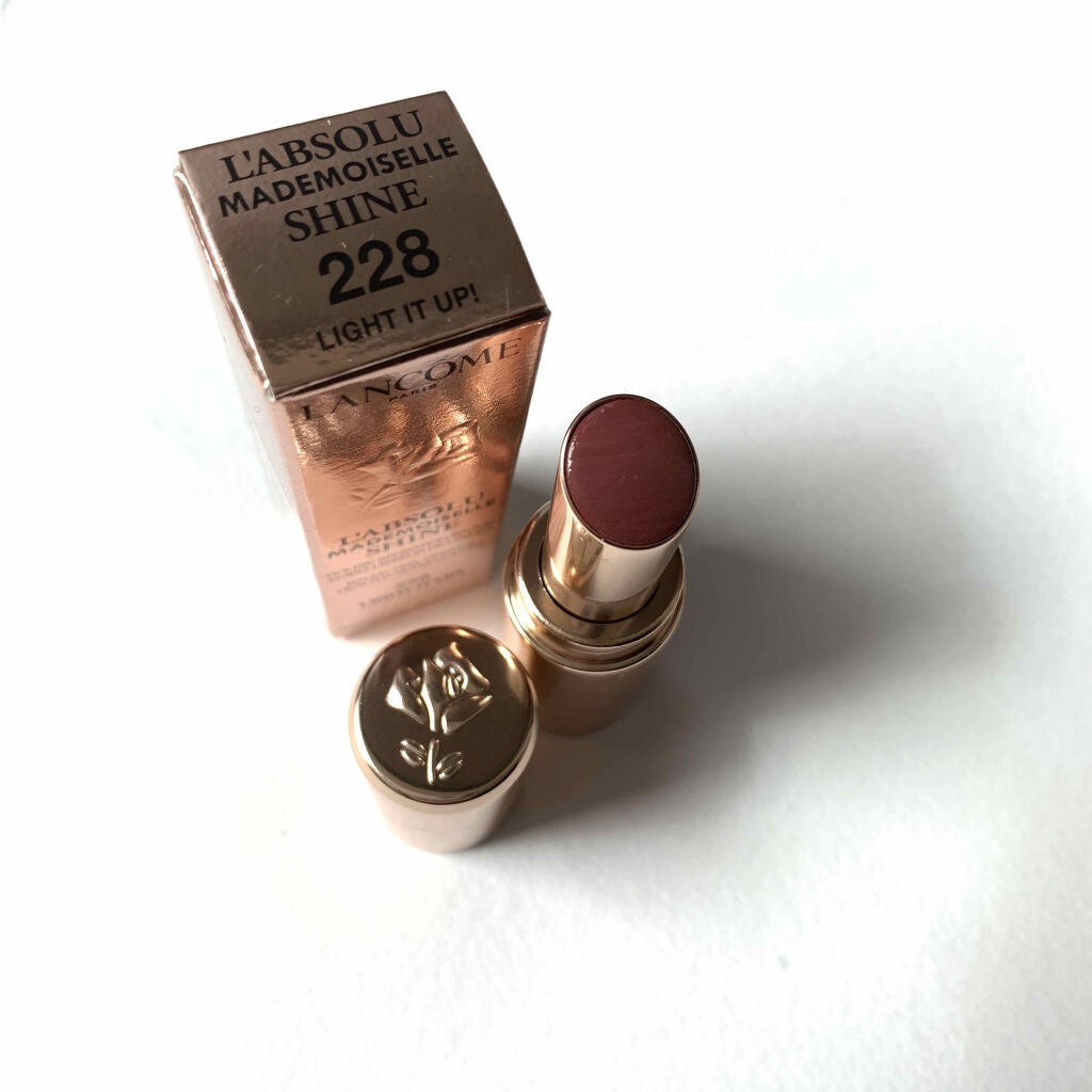 ラプソリュ マドモワゼルシャイン/LANCOME/口紅を使ったクチコミ(1枚目)
