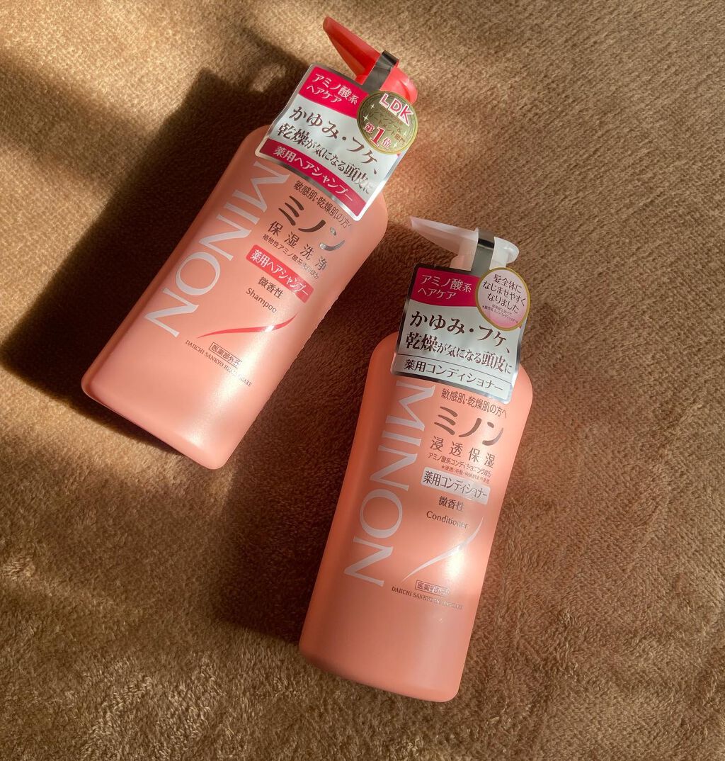 めい♡コスメオタク on LIPS 「ミノン薬用ヘアシャンプー・コンディショナーがリニューアルしたと..」(1枚目)