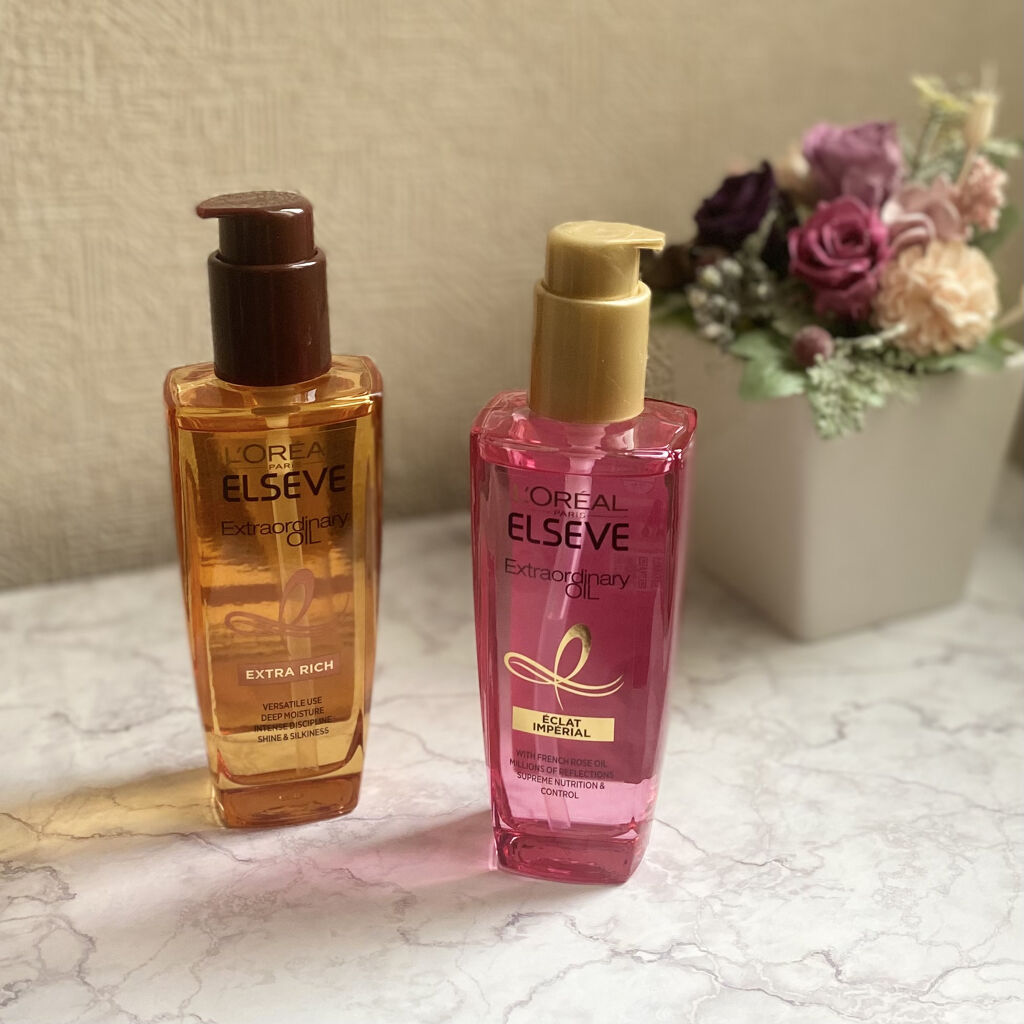 エクストラオーディナリー オイル エクラアンペリアル 艶髪オイル/ロレアル パリ/ヘアオイルを使ったクチコミ（1枚目）