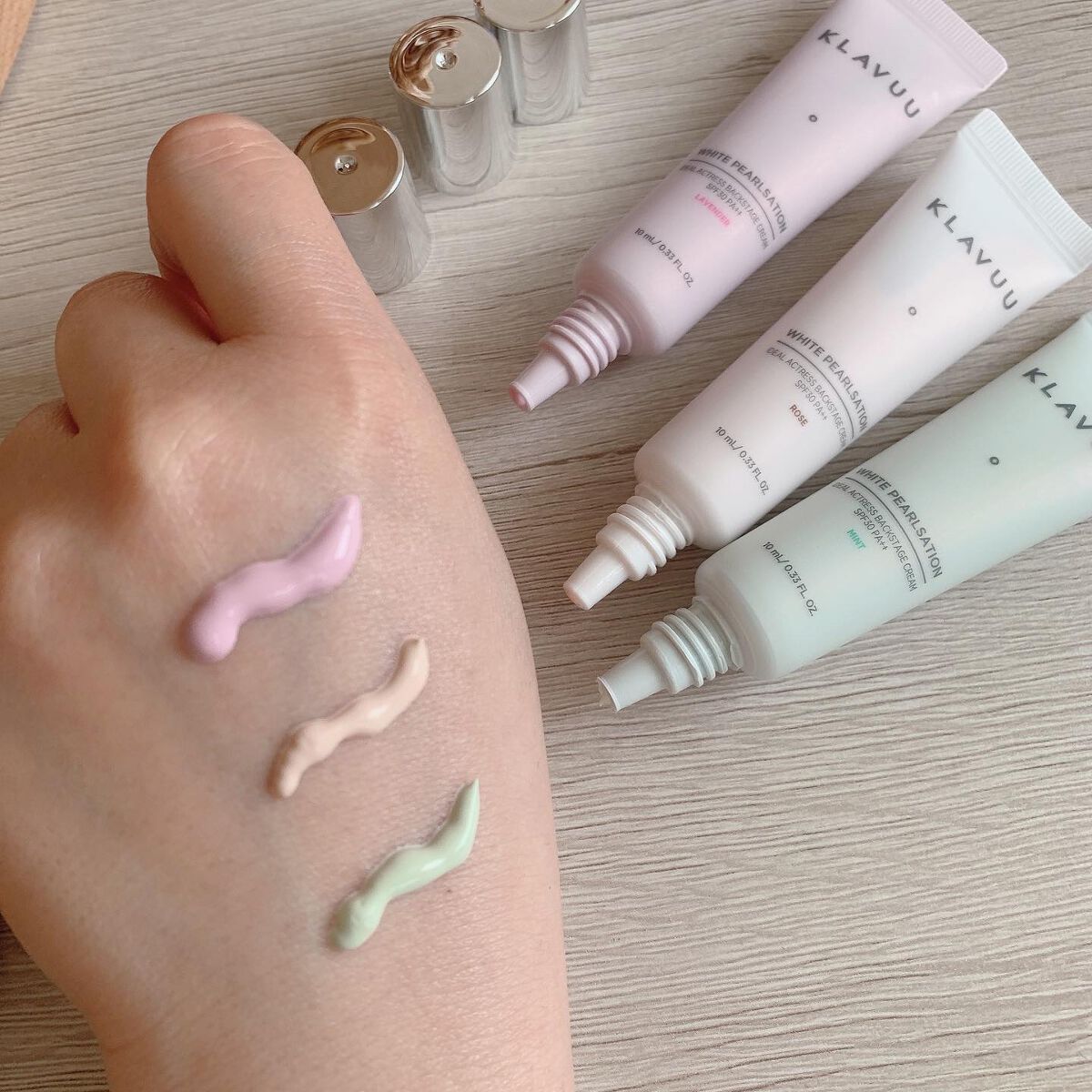 アイデアルアクトレスバックステージクリームスペシャルセット10ml ×3本/KLAVUU/その他キットセットを使ったクチコミ（2枚目）