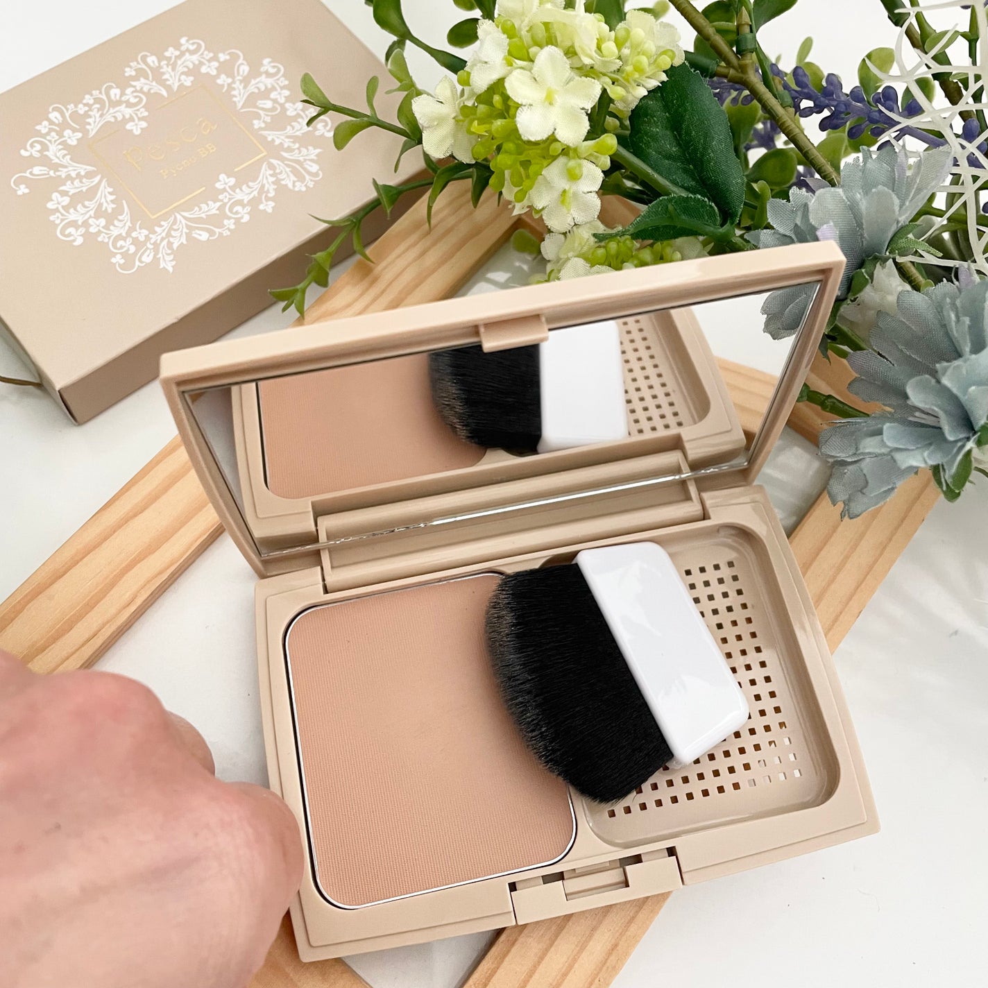 ピクジェリークセラムパウダリーBB-SP/Pesca(ペスカ)/パウダーファンデーションを使ったクチコミ(4枚目)