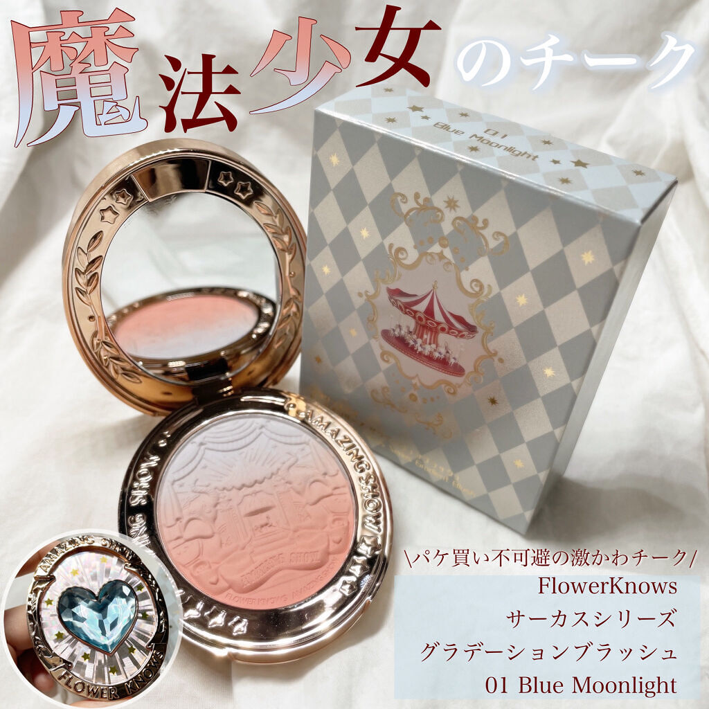 サーカスシリーズ グラデーションブラッシュ /FlowerKnows/パウダーチークを使ったクチコミ（1枚目）