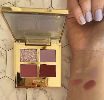 ドリームランドアイシャドウ ( 4シェード )/ZEESEA/アイシャドウパレットを使ったクチコミ(3枚目)