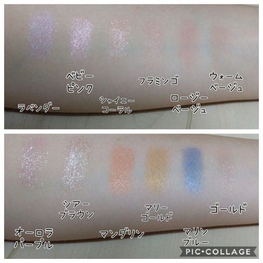 UR GLAM　POWDER EYESHADOW フラミンゴ/U R GLAM/シングルアイシャドウを使ったクチコミ（2枚目）