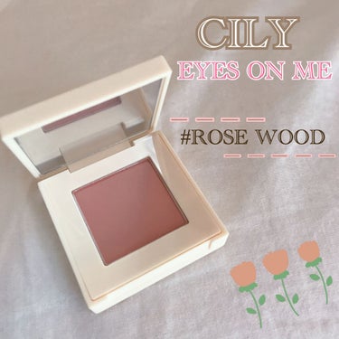 アイズオンミー #ROSE WOOD/CILY/シングルアイシャドウを使ったクチコミ（1枚目）