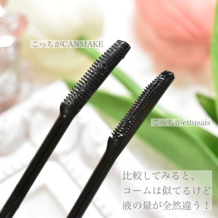 クイックラッシュカーラー/キャンメイク/マスカラ下地を使ったクチコミ(4枚目)