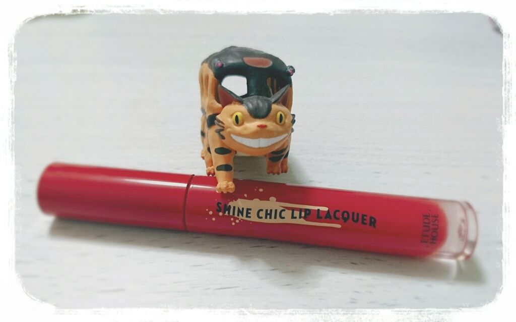 シャインシックリップラッカー/ETUDE/リップグロスを使ったクチコミ（1枚目）