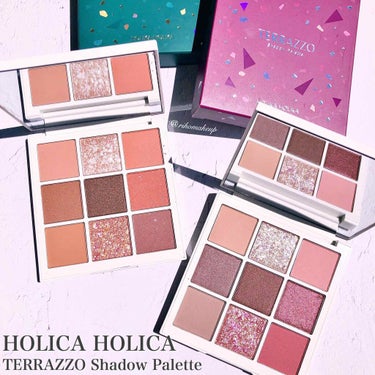 TERRAZZO Shadow palette/HOLIKA HOLIKA/パウダーアイシャドウを使ったクチコミ（1枚目）