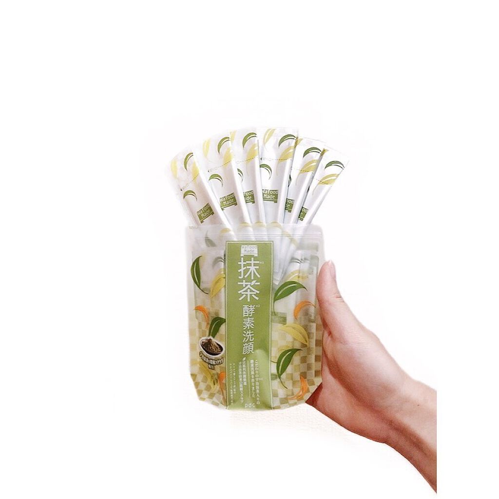 ワフードメイド 宇治抹茶酵素洗顔/pdc/洗顔パウダーを使ったクチコミ(1枚目)