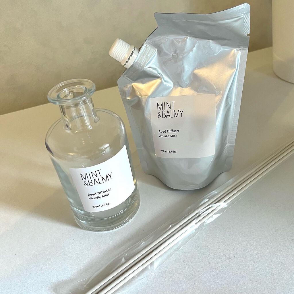 リードディフューザー/MINT&BALMY/ルームフレグランスを使ったクチコミ(2枚目)