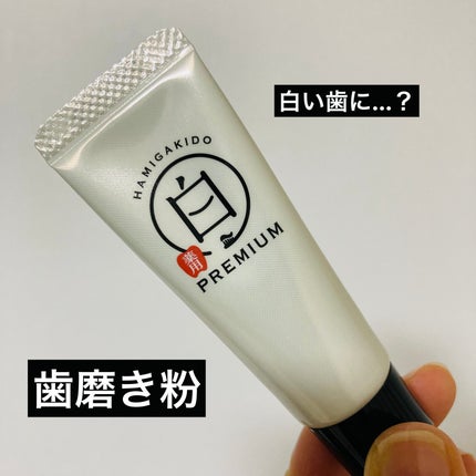 歯磨き堂 薬用ホワイトニングペースト プレミアム トライアル 20g/歯磨き堂/歯磨き粉の画像