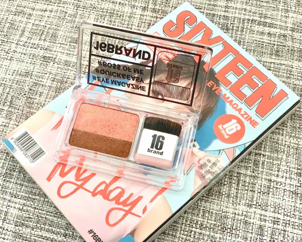 16 EYE MAGAZINE/16BRAND/アイシャドウパレットを使ったクチコミ(2枚目)