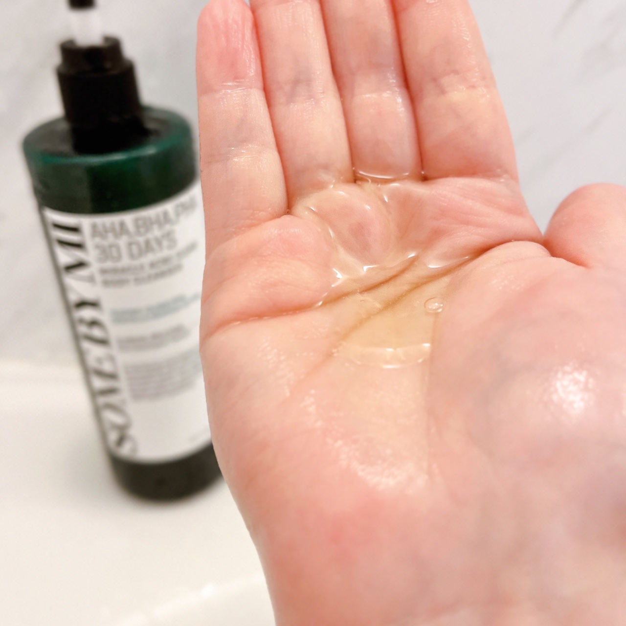 AHA·BHA·PHA 30デイズミラクルアクネボディクレンザー/SOME BY MI/ボディソープを使ったクチコミ（3枚目）