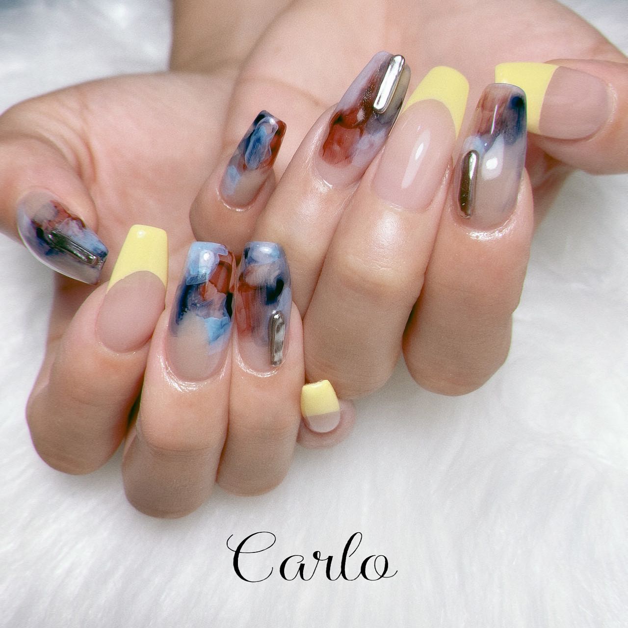 YUKA on LIPS 「【ニュアンス×フレンチネイル】所沢市ネイルサロン|Carlo...」(2枚目)