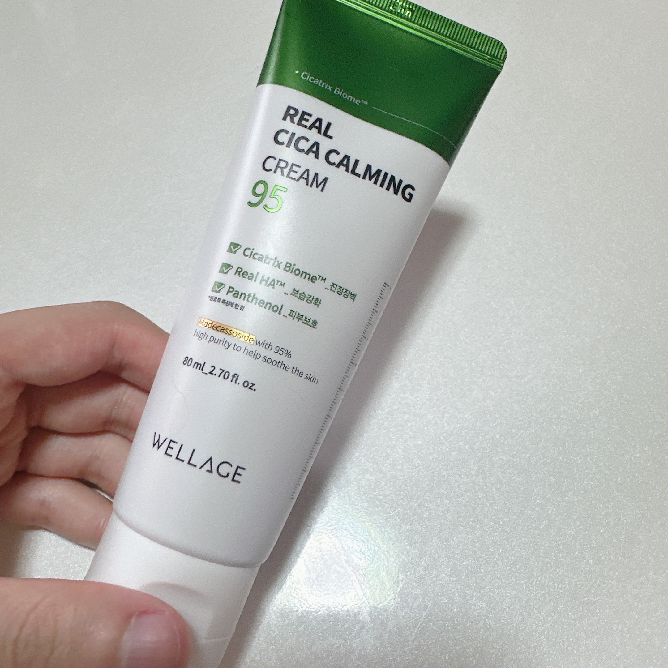 リアルシカカーミング95クリーム/Wellage/フェイスクリームを使ったクチコミ（2枚目）