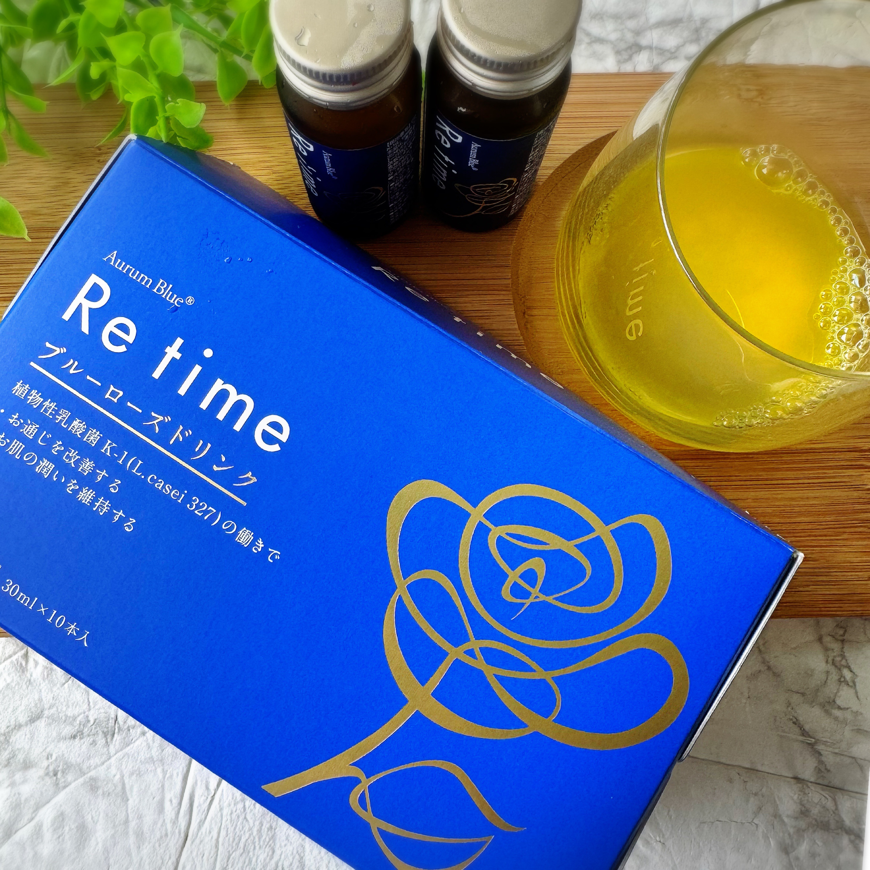 Re time ブルーローズドリンク/オーラムブルー/美容ドリンクを使ったクチコミ（2枚目）