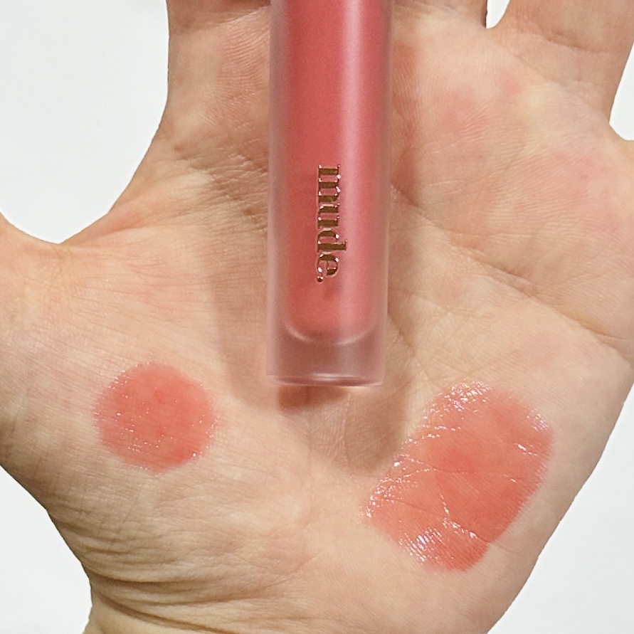 グラッセリップティント/mude./リップティントを使ったクチコミ（2枚目）