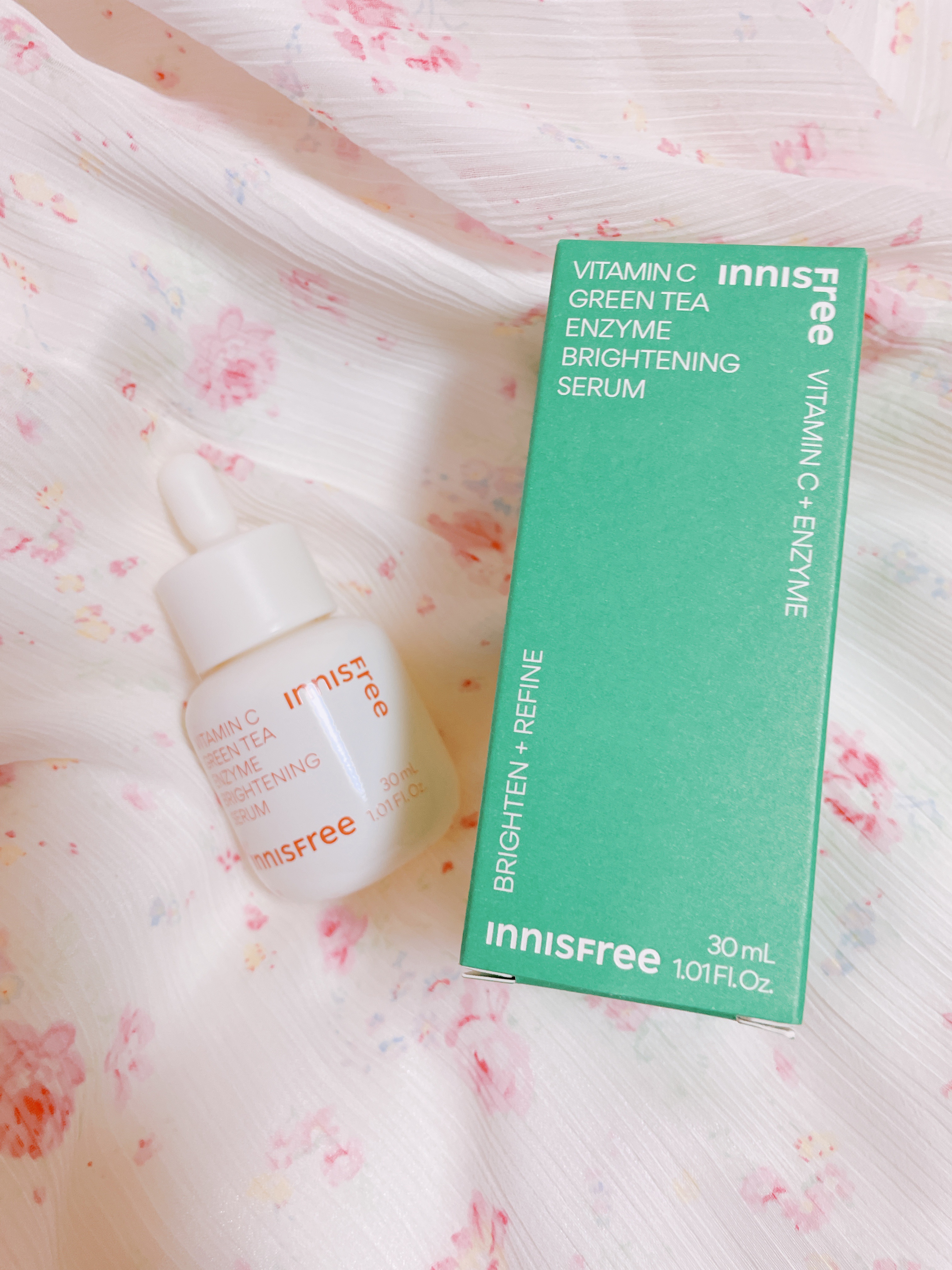 ビタC　グリーンティーエンザイム　ブライト　セラム/innisfree/美容液を使ったクチコミ（1枚目）