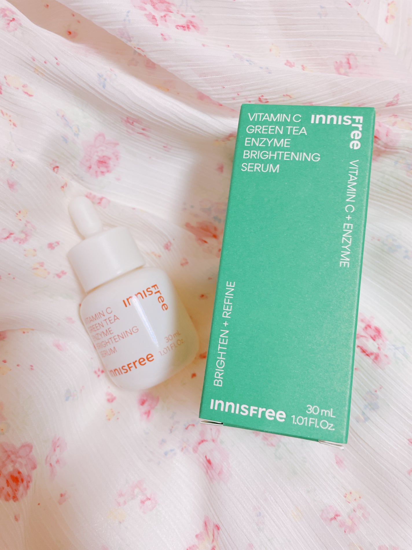 ビタC グリーンティーエンザイム ブライト セラム/innisfree/美容液を使ったクチコミ(1枚目)