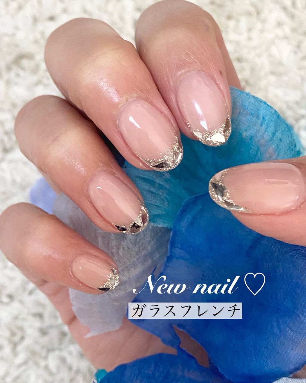 #ネイル,#フレンチネイル,#ジェルネイル,#花嫁ネイルのネイルデザイン